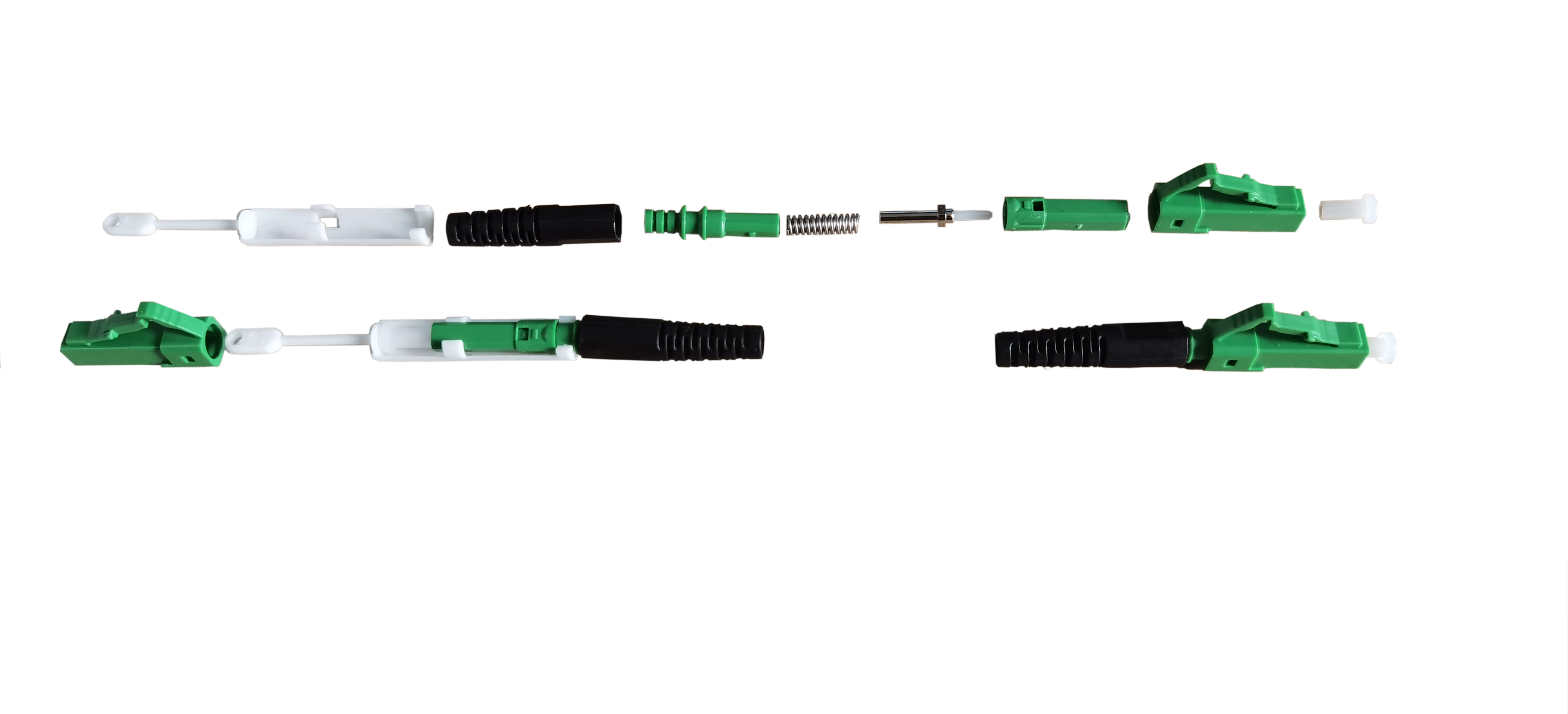 Threading Fiber Optic Connector LC/APC